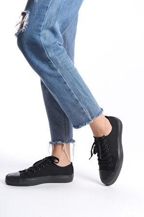 Kadın Kısa Keten Spor Ayakkabı Günlük Sneakers CNV7