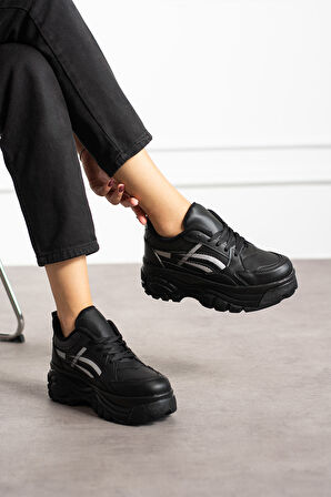 Kadın Yüksek Topuklu Sneaker PL044