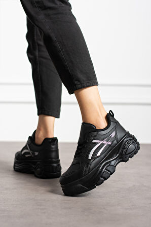 Kadın Yüksek Topuklu Sneaker PL044