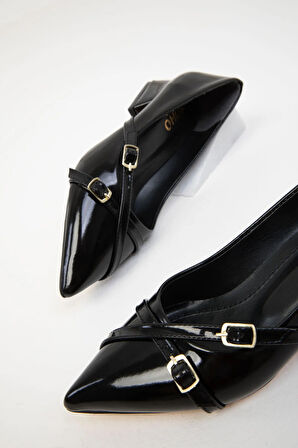 Kadın Kemerli Topuklu Ayakkabı ZR14