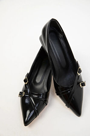 Kadın Kemerli Topuklu Ayakkabı ZR14