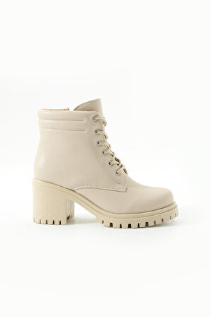 Kadın Kalın Topuklu Kısa Bot T01