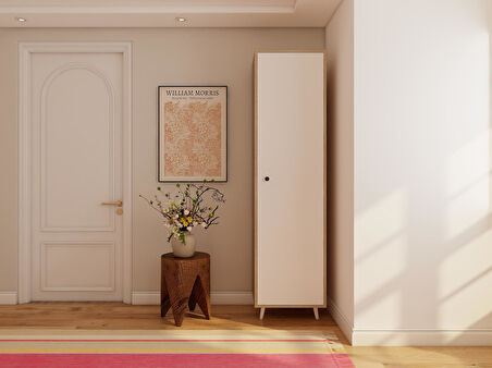 Harput tek Kapaklı Çok Amaçlı Banyo Dolabı kotonvizon