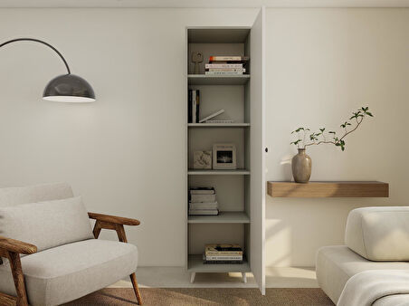 Harput Çok Amaçlı Tek Kapaklı Banyo Dolabı Külgri