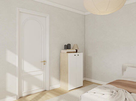 2 Kapaklı Çok Amaçlı Dolap Koton Vizon