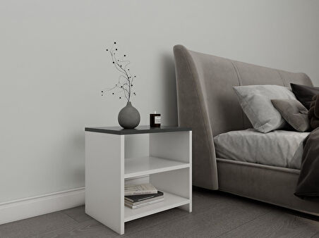 Mars Komodin Koyu Gri-Beyaz