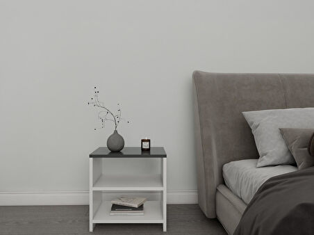 Mars Komodin Koyu Gri-Beyaz