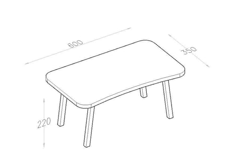 Base Portatif Katlanır Laptop Sehpası Beyaz
