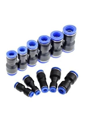10 MM X 12 MM  PNÖMATİK REDÜKSİYON NİPEL BAĞLANTI