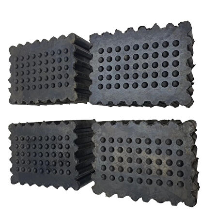 Lift Ayak Tampon Takozu Kare Yükseklik Ölçüsü 77mm En Ölçüsü 120mm Boy Ölçüsü 163mm