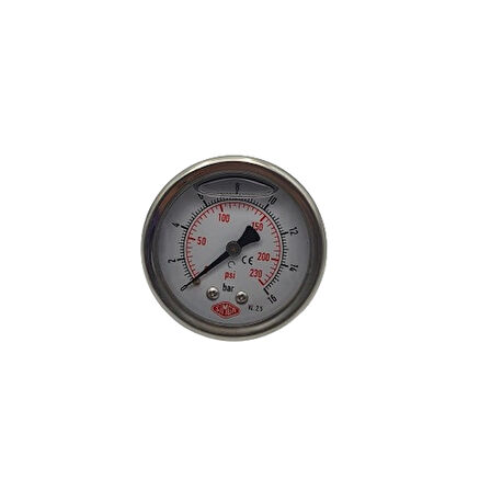 Manometre Gliserinli Arka Çıkışlı Q52 - 0 - 16 Bar 1/4