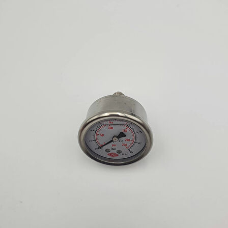 Manometre Gliserinli Arka Çıkışlı Q52 - 0 - 16 Bar 1/4