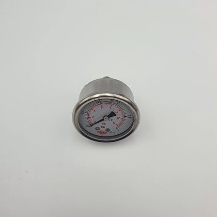 Manometre Gliserinli Arka Çıkışlı Q52 - 0 - 1 Bar 1/4