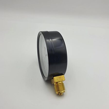 Ø 100 - 0 - 16 BAR 1/4 ALTTAN ÇIKIŞLI KURU TİP MANOMETRE