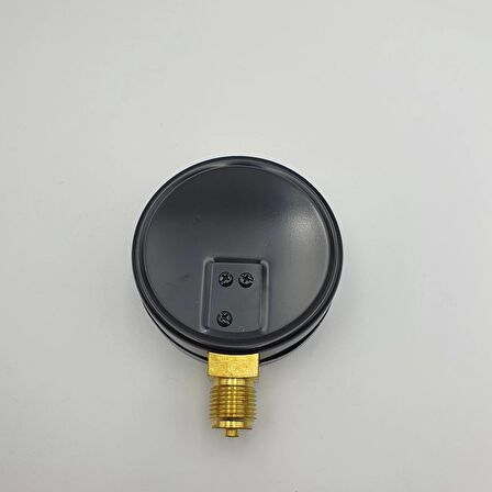 Ø 100 - 0 - 16 BAR 1/4 ALTTAN ÇIKIŞLI KURU TİP MANOMETRE