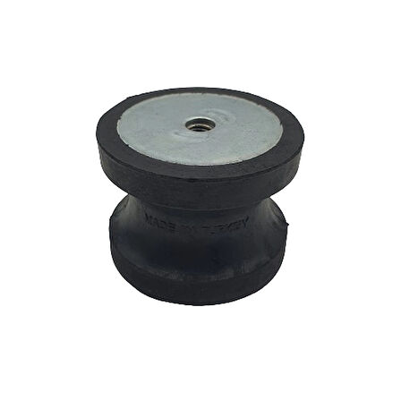 Kauçuk Pullu Makaralı Takoz ATC Tipi M12x1.5 - 80x60