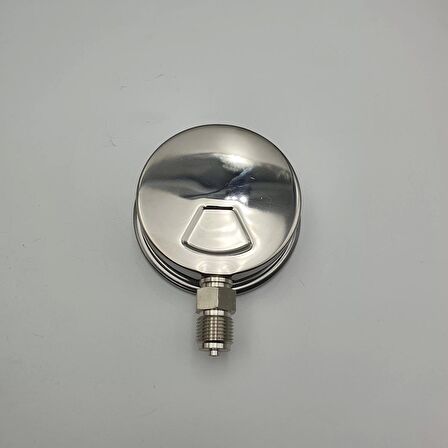 Ø 100 - 0 - 6 BAR 1/2 GLİSERİNLİ ALTTAN ÇIKIŞLI MANOMETRE