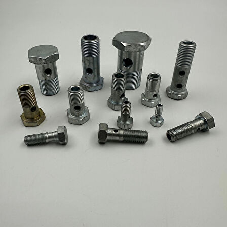 Delikli Mazot Civatası Uzun M6x1