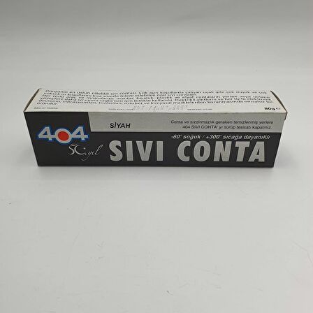 SİYAH SIVI CONTA 80 GR