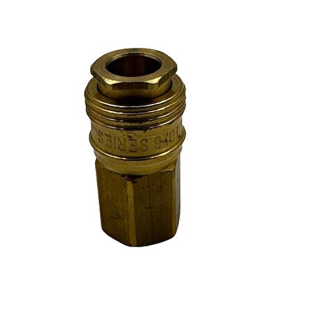 PNÖMATİK SARI OTOMATİK REKOR ( STOPER T26 SERİ JAK DİŞİ GÖVDE 1/8 )