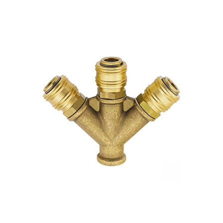 Sarı Üçlü Otomatik Stoper Takım 3/8