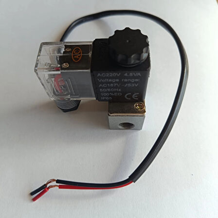 Pnömatik Valf 1/8 - 2/2 BY N. A. 12V/24V/110V/220V