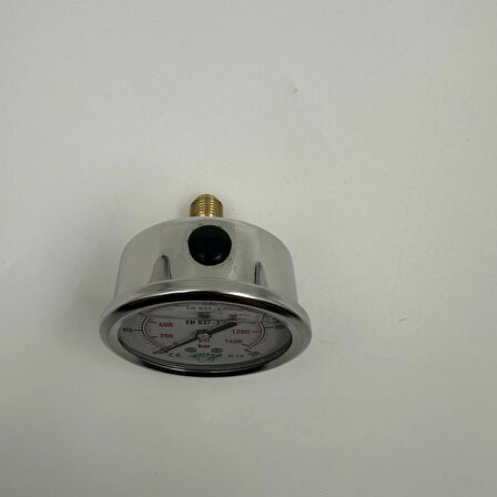 Ø 63 -0 - 100 BAR 1/4 GLİSERİNLİ ARKA ÇIKIŞLI MANOMETRE