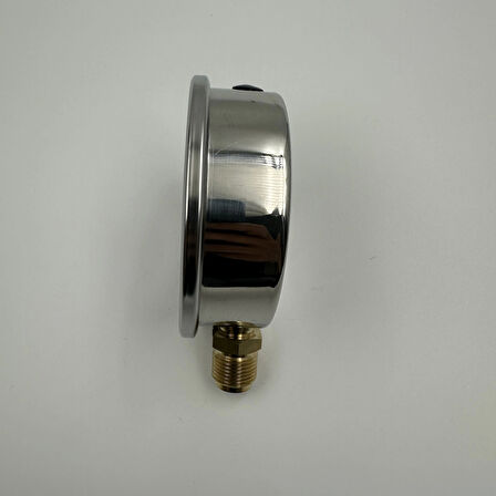 Ø 100 - 0 - 160 BAR 1/2 GLİSERİNLİ ALTTAN ÇIKIŞLI MANOMETRE