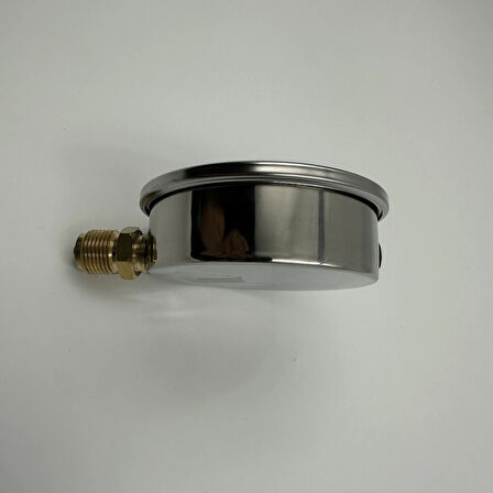 Ø 100 - 0 - 600 BAR 1/2 GLİSERİNLİ ALTTAN ÇIKIŞLI MANOMETRE