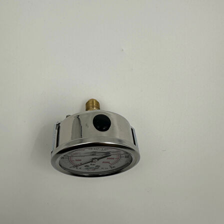 Ø 63 - 0 - 250 BAR 1/4 GLİSERİNLİ PANO TİPİ MANOMETRE