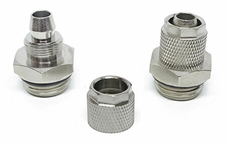 Metal Somun Sıkmalı Rekor 8x12mm - 1/4