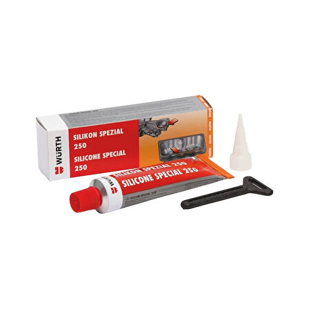 WÜRTH SİLİKON SIVI CONTA 250 C 70 ML KIRMIZI RENK