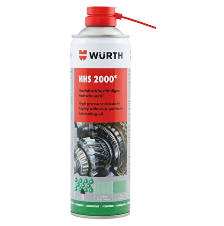 WÜRTH HHS 2000 - SIVI GRES YAĞLAMA SPREYİ 500 ML