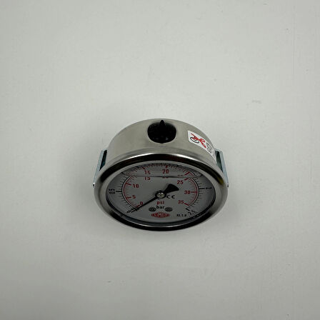 Q 63 - 0 - 2.5 BAR 1/4 GLİSERİNLİ PANO TİPİ MANOMETRE