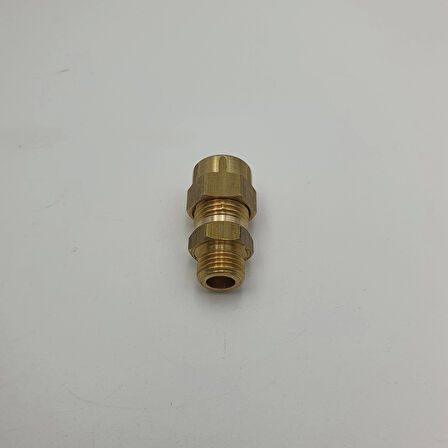 Sarı Pirinç Yüksüklü Rekor 3/8 - 12mm