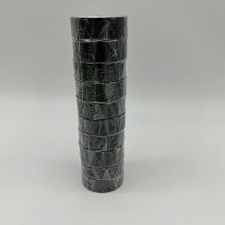 Elektrik İzolasyon Bandı Siyah 18 mm x 9.15 mt x 0.13mm