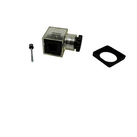 Pnömatik Valf Ventil Ledli Mini Soket 9.4mm 12 Ac/Dc