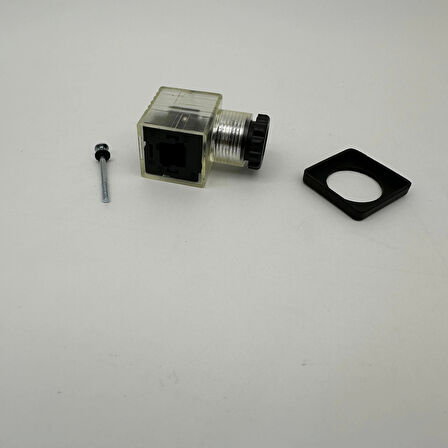 Pnömatik Valf Ventil Ledli Mini Soket 9.4mm 12 Ac/Dc