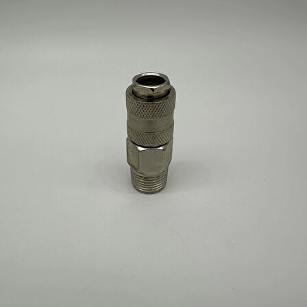 Pnömatik Sarı Otomatik Rekor Metal ( Stoper T26 Seri Jak Erkek Gövde 1/2 )