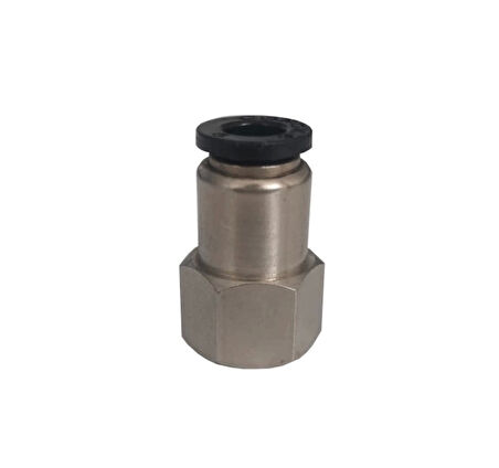 Pnömatik Dişi Rekor Bağlantı 6mm - M6