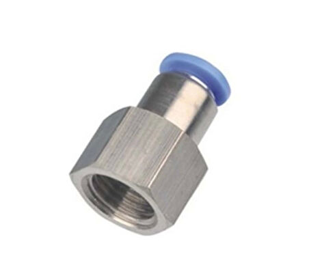 Pnömatik Dişi Rekor Bağlantı 12mm - 1/8