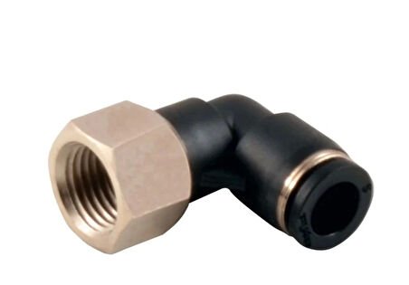 Pnömatik Dişi Dirsek Bağlantı 8mm - 3/8