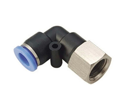 Pnömatik Dişi Dirsek Bağlantı 12mm - 1/4