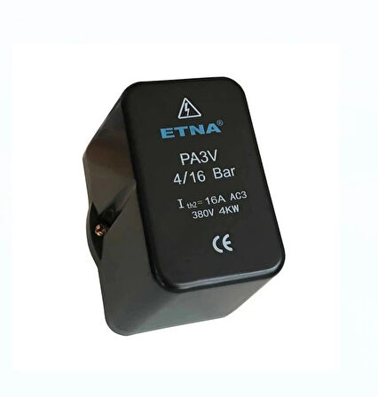 Etna Basınç Şalteri PA-3V 4Bar - 16Bar  380V 1/2