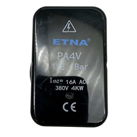 Etna Basınç Şalteri PA-4 1Bar - 8Bar 380V 1/2