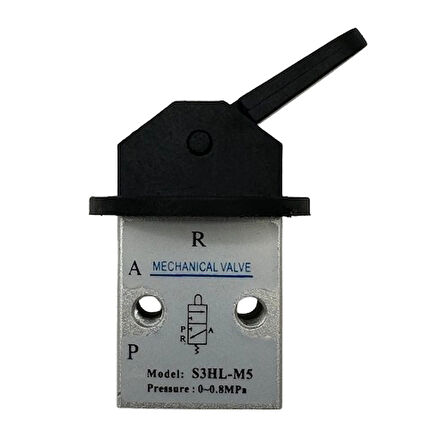 Pnömatik Mandallı Valf 3/2 - M5