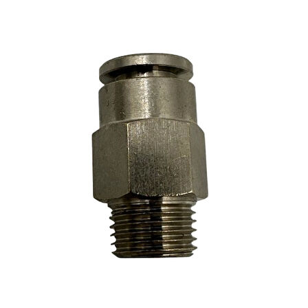 Metal Düz Yağlama Rekoru 4mm - M10x1