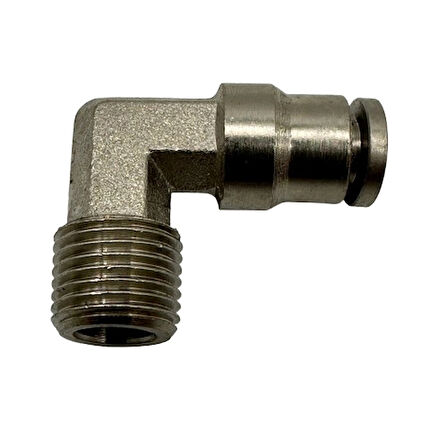 Metal Sabit Dirsek Yağlama 4mm - M8x1