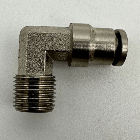 Metal Sabit Dirsek Yağlama 6mm - M10x1