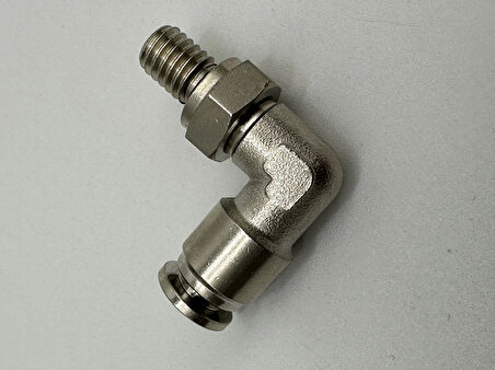 Metal Dirsek Yağlama Uzun 4mm - M6x1